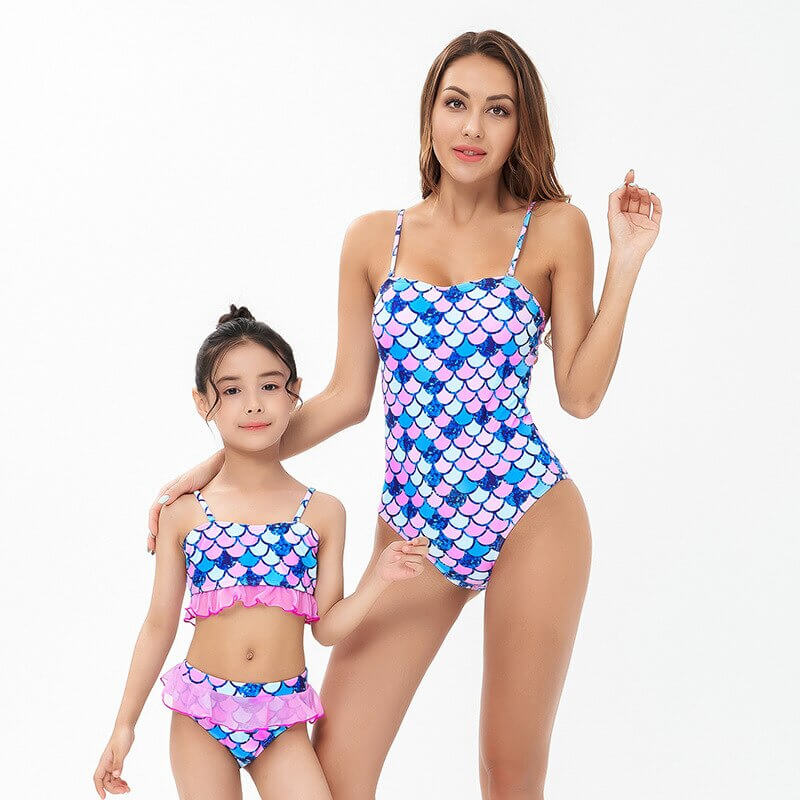 Tankini Sirène Fille Wonder Nation - Taille 4/5, Motif Sirène, Neuf Avec étiquettes
