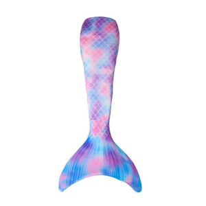 queu de sirène bleu violet rose